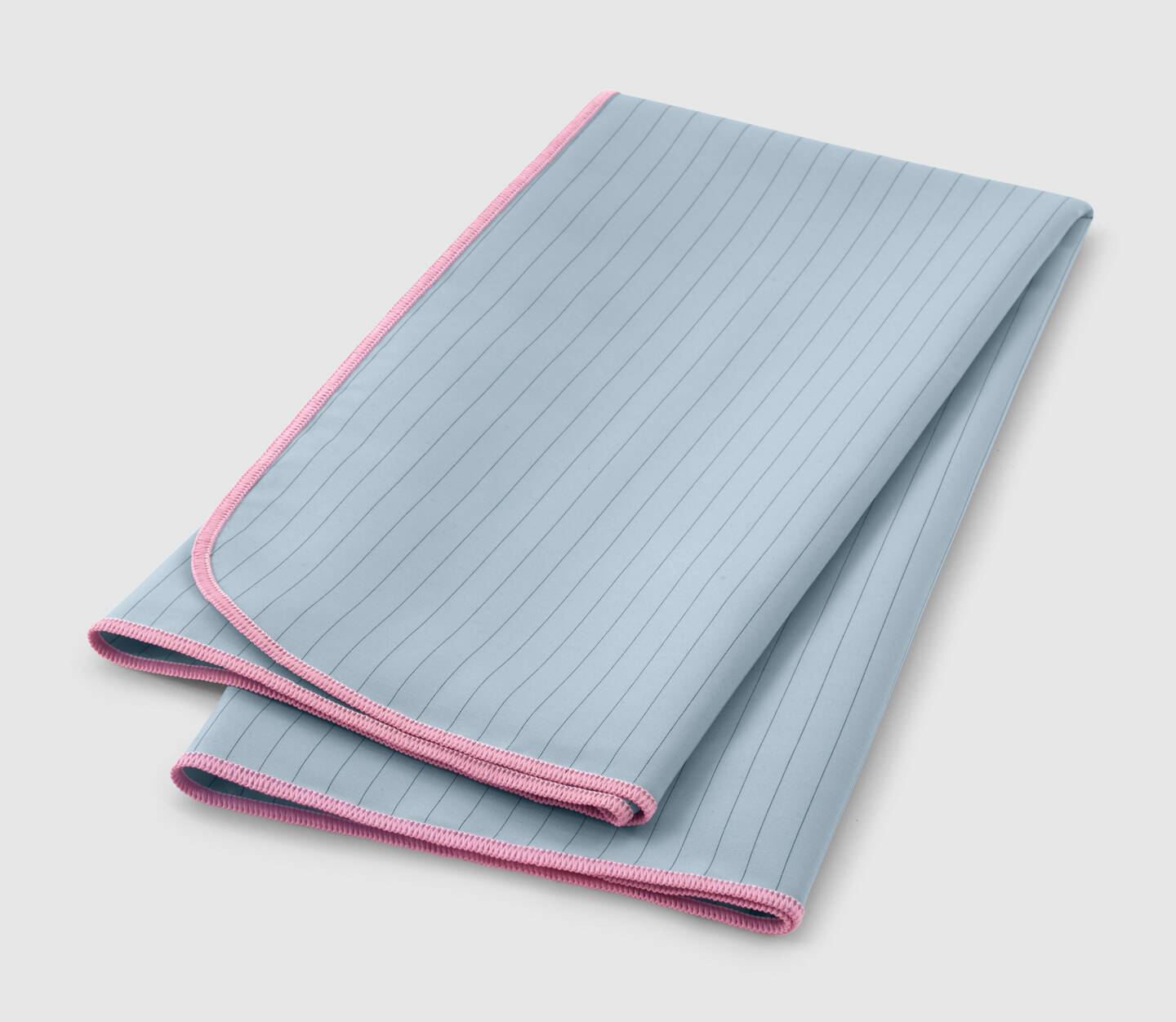 The WraPel® Surgical Wrapper is folded to show the merrowed edges that indicate size.