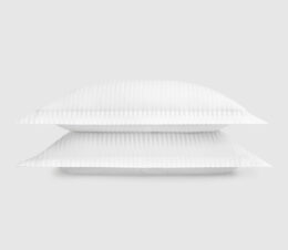 ComforTwill striped pillow shams