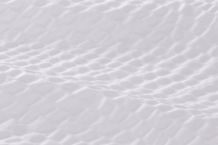 A detail shot showcasing the Cumulus wash-activated pattern.