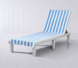 cabana stripe lounge chair cover